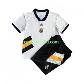 Camisolas de futebol Real Madrid Icon Retro Criança Equipamento Principal 2022/23 Manga Curta